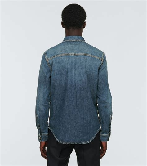 givenchy denim shirt